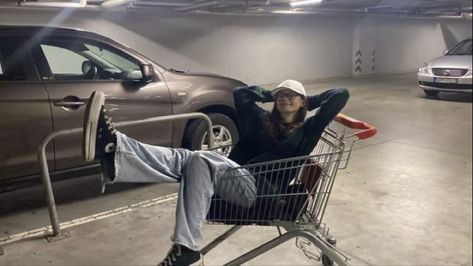 Idk just me sitting in shopping cart Shopping Cart Poses, Sitting In Shopping Cart, Human Pose Reference, Senior Year Things, Human Pose, Shopping Trolley, Trolley Cart, Human Poses Reference, Cool Poses