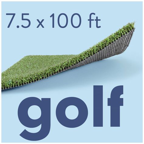 ALLGREEN Golf 5 x 63 FT Artificial Grass for Golf Putts Indoor/Outoor Area Rug - Walmart.com - Walmart.com Rug Walmart, Artificial Grass Carpet, Putt Putt Golf, Grass Carpet, Golf Simulator, Golf Simulators, Fake Grass, Golf Practice, Golf 5