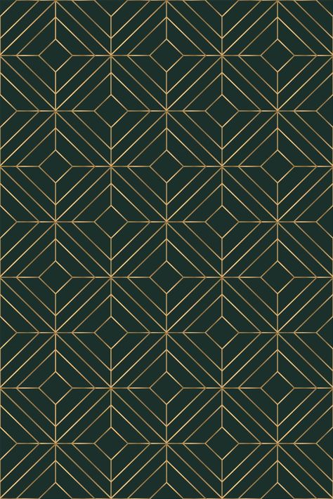 Emerald green geometric wallpaper patterns are certainly trending right now, and it’s no question why – the level of detail in a pattern like this one is truly stunning. It makes the perfect design accent in a living room space where you can have it on display for everyone to admire. Wallpaper has a wonderful ability to make entire walls a work of art, and with intricate designs like this one, you’ll have a hard time keeping yourself from staring at your a living room walls with star-struck (or Emerald Green Elegant Wallpaper, Art Deco Wallpaper Green, Dark Green Moody Living Room, Green Room Wallpaper, Emerald Green Office, Green Wallpaper Design, Peel And Stick Accent Wall, Green Pattern Wallpaper, Green Geometric Wallpaper