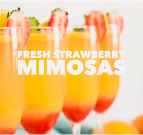 Reserve our mobile mimosa bar for your next event. DFW AREA ONLY $595 includes bar rental, fresh fruit juice squeezed on site, flutes, set up and take down and a gift of 10 bottles of champagne 🍾 Message prior to reserving. Breakfast Drinks With Alcohol, Strawberry Mimosa Recipe, Brunch Drinks Alcoholic, Strawberry Mimosas, Sunday Drinks, Festival Drinks, Mimosas Recipe, Non Alcoholic Mimosa, Best Mimosa Recipe