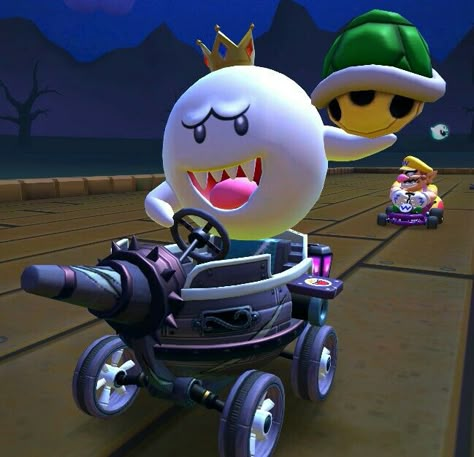 Roi Boo et Wario / King Boo and Wario Boo Mario Aesthetic, King Boo Aesthetic, King Boo Mario Kart, Boo Mario Pfp, King Boo Icon, King Boo Pfp, Boo Mario Bros, King Boo Mario, Boo Mario