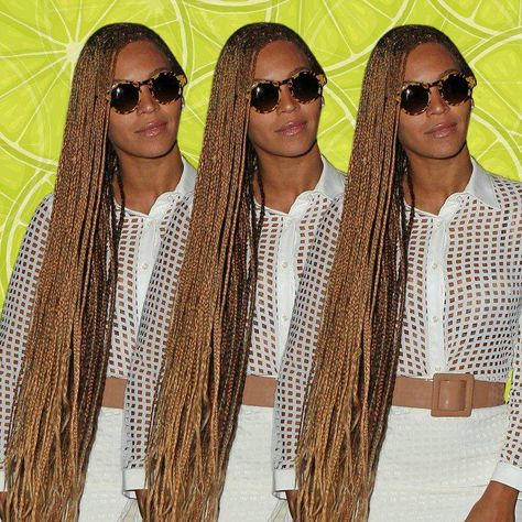 Beyonce Braids Hairstyles, Curls Middle Part, Beyonce Lemonade Braids, Beyonce Hairstyles, Lemonade Beyonce, Beyonce Braids, Hairstyles With Braids, Beyonce Hair, Lemonade Braids Hairstyles