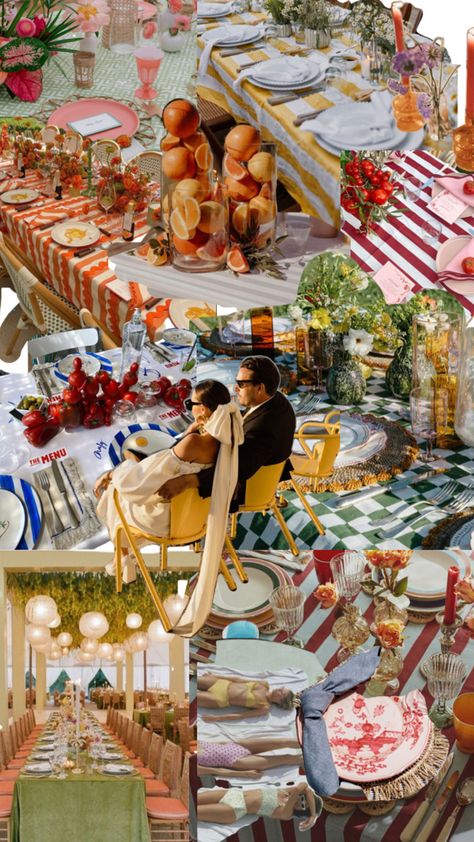 Italian Garden, Garden Party, Collage