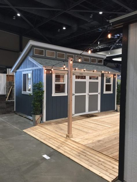 Design a Man Cave Worthy of a Grunt - Tuff Shed Diy Storage Shed Plans, Tuff Shed, Shed Office, Diy Storage Shed, Bar Shed, Shed Ideas, Small Sheds, Diy Shed Plans, Storage Shed Plans