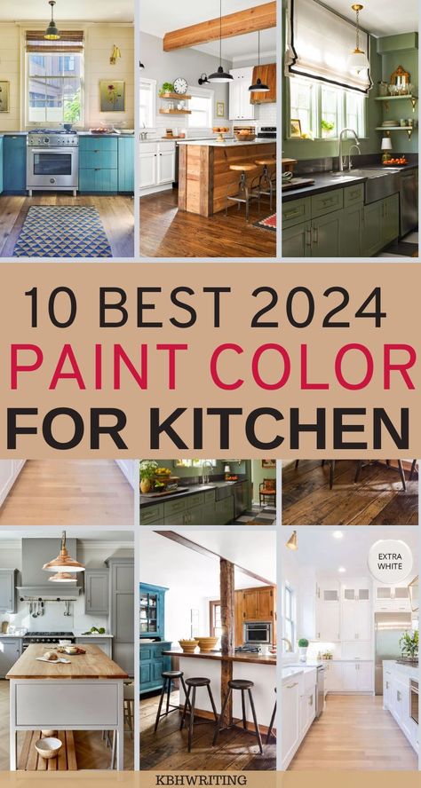 10 Hottest Kitchen Paint Color Trends This 2024 Colores Kitchen Cabinets, On Trend Kitchen Colours, Kitchen Paint Remodel, Neutral Colour Kitchen Ideas, Fun Kitchen Colors For Walls, Sunset Kitchen Aesthetic, Kitchen Colors Schemes 2024, Best Kitchen Cabinet Paint Colors 2024, 2024 Kitchen Paint Colors