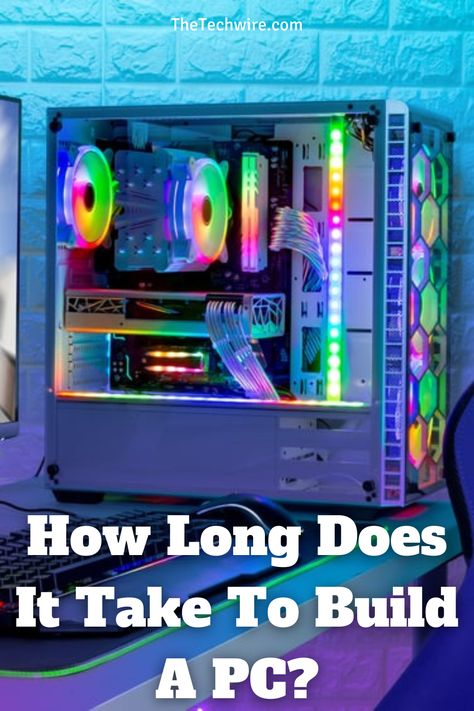 Want to know how long does it take to build a PC? Well find out everything you need to know in this article. Building Pc, Building A Pc, Pc Tower, Build A Pc, Nature And Technology, Computer Build, Pc Build, Gaming Computer, Fun Projects