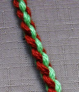 I don’t recall who first taught me to make this 4-strand braid. All I know is that I already knew how to make it when I went to learn to weave in Potosi. When I had finished my pieces on the … Braided Crafts, 4 Strand Round Braid, Crochet Braids For Kids, Round Braid, Four Strand Braids, 4 Strand Braids, Finger Weaving, Braid Tool, Paracord Braids