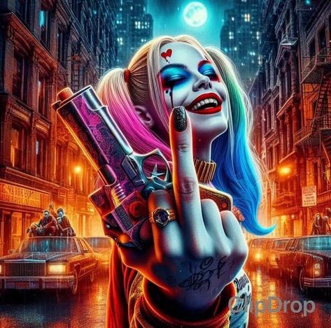 Image Joker, Harley Quinn Tattoo, Harley Quinn Drawing, Joker Artwork, Harley Quinn Artwork, Harley Quinn Comic, Joker Wallpapers, Joker Art, Swag Cartoon