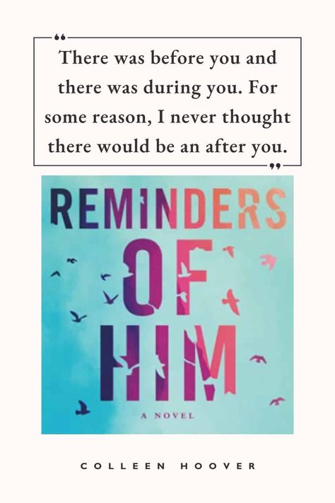 Get a Reminders of Him summary, book review, character list, and quotes in this full study guide for the popular book by Colleen Hoover. Colleen Hoover Wallpaper, Reminders Of Him Quotes, Quotes Colleen Hoover, Quotes About Him, Characters Quotes, Reminders Of Him, Him Quotes, Character List, 2024 Books