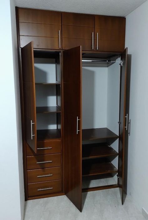 Wooden Cupboard Design, Woodworking Beginner, Woodwork Tools, Wall Wardrobe Design, Wooden Wardrobe Design, Almirah Designs, Woodwork Ideas, Large Workshop, Modern Cupboard