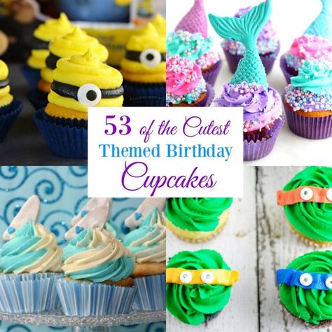 53 Cute Birthday Cupcakes Birthday Cupcakes For Kids, Cute Birthday Cupcakes, Troll Cupcakes, Cowboy Birthday Cakes, Cupcakes For Kids, Kids Birthday Cupcakes, Girl Birthday Cupcakes, Panda Cupcakes, Birthday Cupcakes Boy