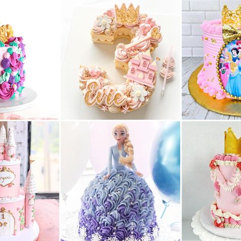 30+ Insanely Cute Princess Cake Ideas Princess Birthday Cake Ideas Simple, Princess Number Cake, Simple Princess Cake Ideas, Simple Princess Cake, Princess Cake Homemade, Easy Princess Cake, Princess Torte, Princess Cake Ideas, Homemade Princess Cake