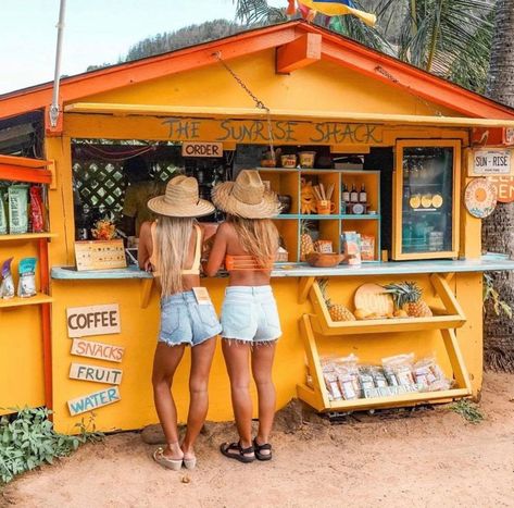 Located at Oahu's famous Sunset Beach on the North Shore. The Sunrise Shack was first opened in 2016.  The Sunrise Shack is the place to go for bullet coffee, smoothie bowls, cold-pressed juices, kombucha, and healthy eats that will fuel your body and soul.  ▪️ @sunriseshack ▪️  #ILoveHawaii #VacationTime #GoodTimes #VisitHawaii #HawaiianVibes #VacationDream #VisitOahu #VisitKauai #VisitTheIslands #VacationRentals #SunriseShack #SupportLocal #InstaWorthy Sunrise Shack, Things To Do In Oahu, Moving To Hawaii, Beach Shack, Hawaii Life, Waikiki Beach, The Sunrise, Oahu Hawaii, Hawaii Travel