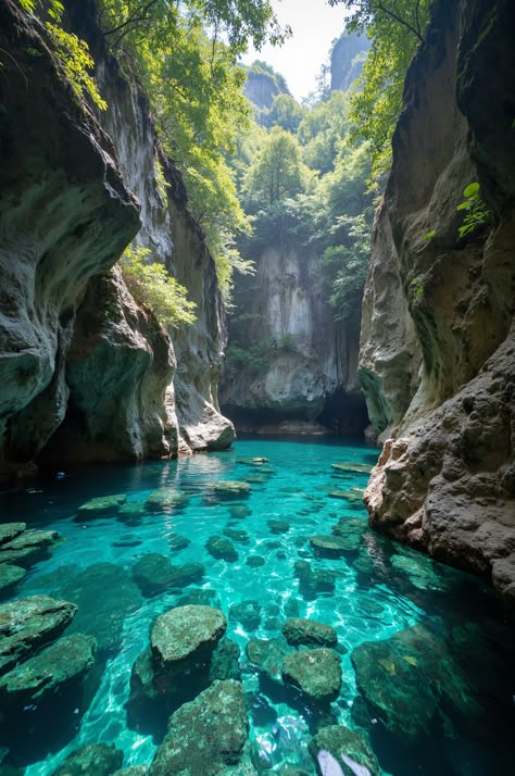 Discover the breathtaking beauty of Sohoton Cove's emerald waters, karst limestone formations, and secret lagoons. Abundant marine life awaits in this tropical paradise, perfect for an unforgettable Philippine adventure. Philippines Vision Board, Nature In Philippines, Phillipines Travel Aesthetic, Rural Philippines, Phillipines Aesthetic, Philippines Honeymoon, Philippines Waterfalls, Philippines Province, Philippines Resort