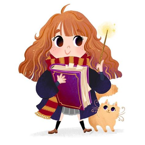 Hermione Granger Drawing, Hermione Granger Art, Harry Potter 5, Harry Potter Ron Weasley, Harry Potter Classroom, Harry Potter Illustrations, Harry Potter Baby Shower, Harry Potter Ron, Harry Potter Illustration