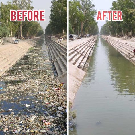 Vrikshit River Clean Up Before And After Cleaning, Eco Quotes, Make India, Non Governmental Organization, People Problems, Rubbish Bin, Environmental Concerns, Two Rivers, Waste Disposal