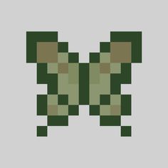 Butterfly Pixel Art Easy, Pixel Butterfly Pattern, Minecraft Drawing Ideas Pixel, Minecraft Flower Painting Grid, Pixel Ideas Easy, Pixel Easy Art, Minecraft Vines Pixel, Minecraft Mushroom Pixel Art, Perler Bead Fairy