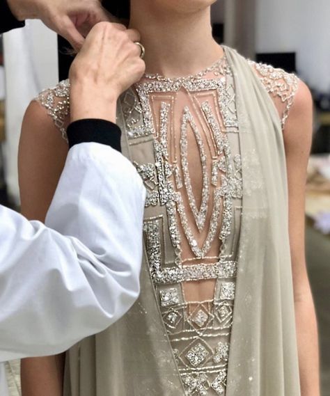 Couture Embellishment, Haute Couture Style, Embroidery Fashion Detail, Ideas Embroidery, Reem Acra, Fashion Embroidery, Couture Embroidery, Party Kleidung, Couture Mode