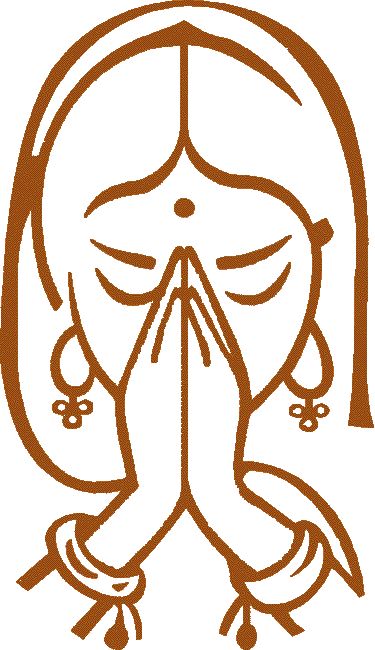 @Elise Corbally-Hammond is it just me or is this on the Mother India menus? Namaste Symbol, Namaste Hands, Yoga Kunst, Namaste Art, Image Zen, Wedding Symbols, Arte Yoga, Dream Symbols, Yoga Art