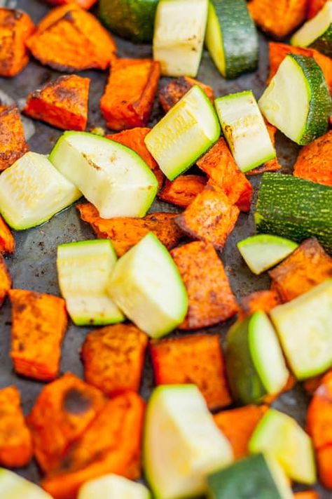 Sweet Potato Zucchini, Squash And Sweet Potato Recipes, Sweet Potato And Zucchini, Sweet Potato Zucchini Bake, Sweet Potato And Zucchini Recipes, Sweet Potato And Squash Recipes, Sweet Potato Zucchini Recipes, Sweet Potatoes And Zucchini, Sweet Potatoes And Zucchini Recipes