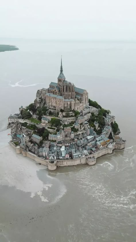 Inside the Walls of Mont Saint-Michel (34 Magical Photos) Mt Saint Michel, Mt St Michel France, Mont St Michel France, Magical Photos, Mt St Michel, Mont Saint Michel France, Rocky Island, Study Abroad Travel, Dinner In Paris