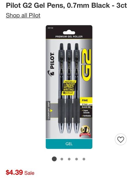 Pilot G2 Pens, Pilot Quotes, Study Essentials, Roller Pen, Pen Brands, Pilot Pens, Stone Temple Pilots, School List, Paper Mate