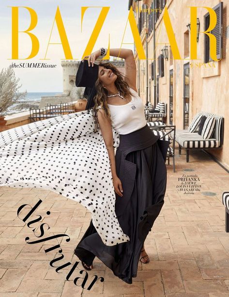 Priyanka Chopra covers Harper’s Bazaar Spain July/August 2022 by Xavi Gordo Fashion Photography Art, Harper’s Bazaar, Priyanka Chopra, Harper's Bazaar, Global Style, Harpers Bazaar, Photography Art, Style Icon, Fashion Photo