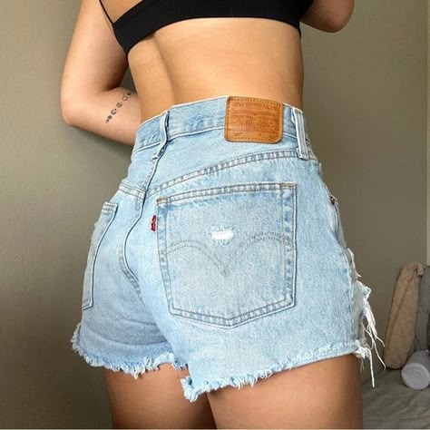 LEVI’S 501 denim shorts Levis Jeans Shorts, Levi’s 501 Shorts, Levi’s Shorts, 501 Shorts Outfit, Levi Shorts Outfit Summer, Levis 501 Shorts Outfits, Levis Shorts 501, Levi Shorts Outfit, 501 Levis Women Outfits