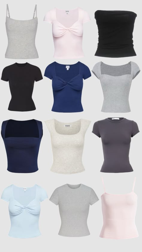 basic tops Fitness Wear Outfits, Outfit Inspo Casual, Casual Day Outfits, Stockholm Fashion, Cute Everyday Outfits, Clean Girl, Cute Simple Outfits, Summer Fashion Outfits, Cute Summer Outfits