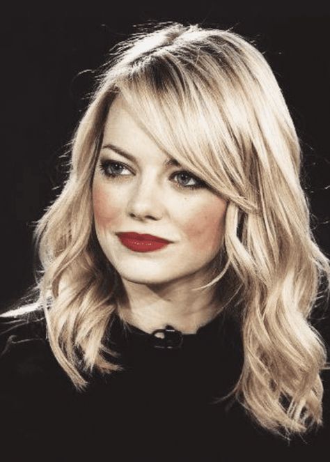 Side Bang Hairstyles, Bang Hairstyles, Bangs Side, Side Bangs Hairstyles, Second Day Hairstyles, Bangs With Medium Hair, Side Bangs, Emma Stone, Long Bob