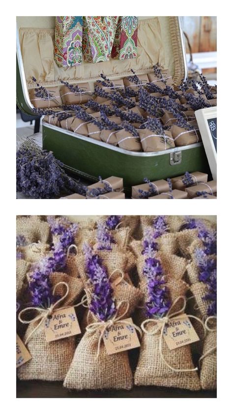 Wedding Ideas Flowers, Bohemian Wedding Favors, Lavender Wedding Favors, Lavender Favors, Purple Wedding Favors, Lavender Wedding Theme, Lavender Wedding Cake, Boho Wedding Favours, Best Wedding Ideas