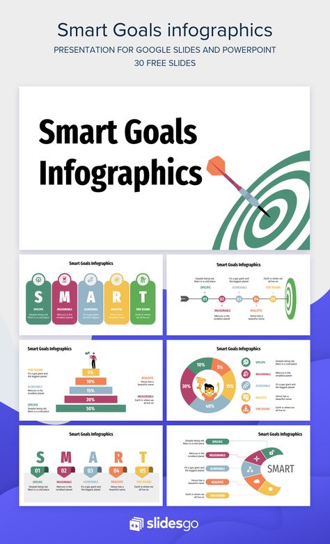 Pretty Powerpoint, Goals Infographic, Smart Objectives, Smart Objective, Powerpoint Infographic, Powerpoint Free, Powerpoint Design Templates, Power Points, Infographic Design Inspiration