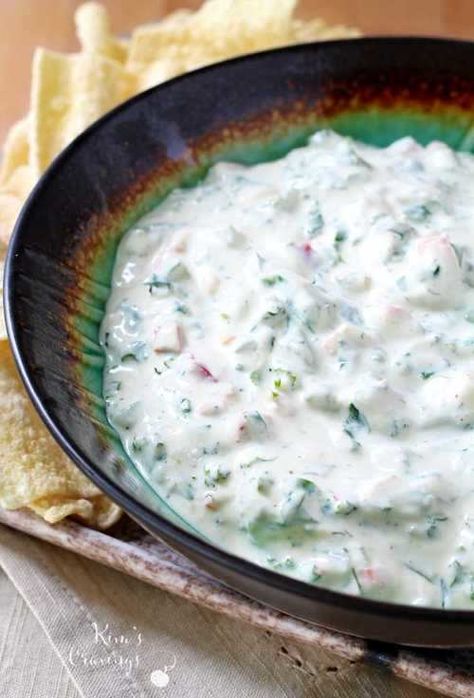 Roasted Kale Chips, Kale Dip, Greek Yogurt Dip, Yoghurt Dip, Chopped Kale, Dried Dill, Greek Yogurt Dips, Caramelized Onion Dip, Kale And Spinach