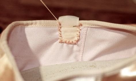 How To Sew Pointe Shoes? Sew Pointe Shoes, Shoe Sewing, Dance Studios, Pointe Shoe, Thick Thread, Sewing Elastic, Dance Bag, Sewing Ribbon, Dance Company