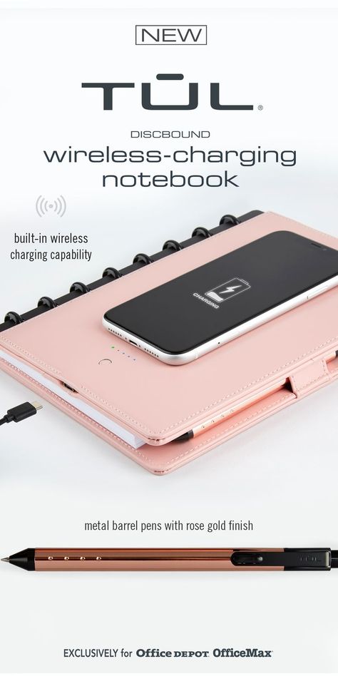 Next level innovation with the new TUL Discbound Wireless Charging Notebook keeping you connected throughout your workday. Pairs perfectly with our new Fine Writing pens. Business Office Ideas, Apple Phone Case, Planner Supplies, Gadgets And Gizmos, Office Depot, Writing Pens, Office Max, Cool Gadgets, Boss Lady