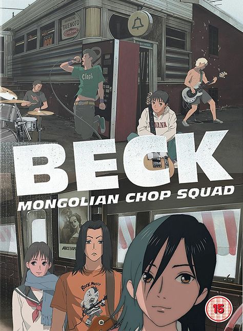 Beck Manga, Beck Mongolian Chop Squad, Mongolian Chop Squad, Daisuke Namikawa, Anime Things, Old Anime, Band Posters, Gorillaz, Slice Of Life