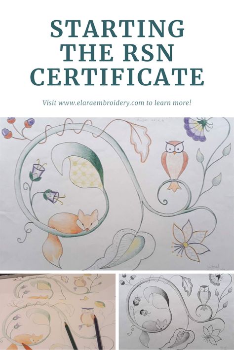 Royal School Of Needlework Embroidery, Rsn Certificate, Jacobean Crewelwork, Embroidery Learning, Royal School Of Needlework, Stumpwork Embroidery, Royal School, Jacobean Embroidery, Crewel Embroidery Patterns