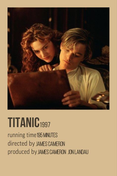 Titanic Movie Poster, Kunstjournal Inspiration, Film Polaroid, Iconic Movie Posters, Titanic Movie, Film Posters Minimalist, Movies Quotes, Film Posters Vintage, I Love Cinema