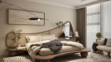 The Artwork #01 on Behance Simple Bed Designs, Bedroom Decor Design, Bedroom Bed Design, Bedroom Furniture Design, Room Design Bedroom, Home Room Design, Luxurious Bedrooms, Decoration Design, 인테리어 디자인