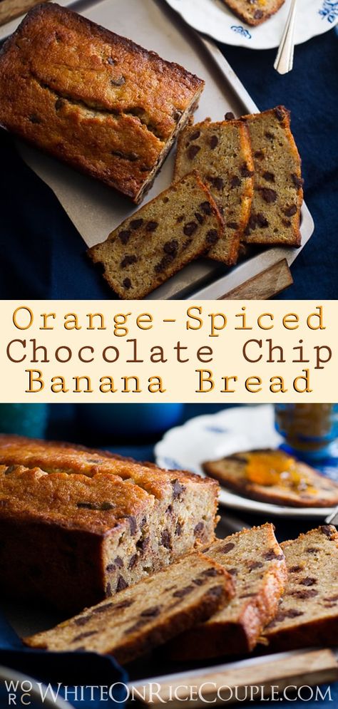 Orange Chocolate Pound Cake Recipe @whiteonrice Chocolate Orange Pound Cake, Chocolate Pound Cake Recipe, Chocolate Banana Bread Recipe, Fresh Orange Juice, Chocolate Pound Cake, Spiced Chocolate, Orange Chocolate, Easy Banana Bread Recipe, Cloud Bread