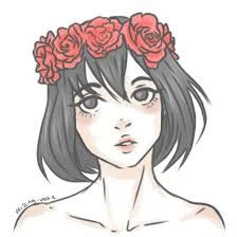 Visit lucy on SoundCloud Hipster Girl Drawing, Flower Crown Drawing, Tumblr Cartoon, Crown Drawing, Tumblr Drawings, Drawing Eyes, Flower Girl Crown, Girls Heart, Hipster Girls