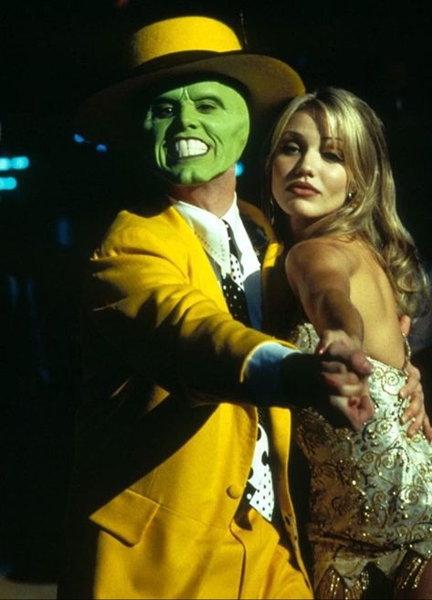 Cameron Diaz The Mask, Jim Carrey The Mask, O Maskara, Good Charlotte, Aesthetic Shop, Cameron Diaz, Jim Carrey, Couple Halloween, The Mask