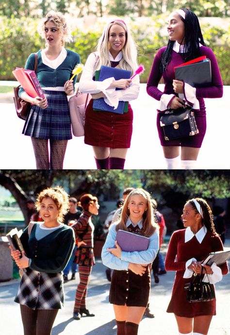 These Clueless costumes are perfect for fashion lovers this Halloween. #halloween #clueless #halloweencostumes Clueless Costume Ideas, Cher Clueless Halloween Costume, Diy Adult Halloween Costumes, Clueless Costume, Clueless Halloween Costume, Clueless Movie, Kawaii Clothes Goth, Clueless Fashion, 1930 Fashion