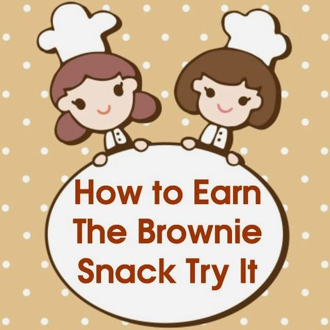 How to Earn the Brownie Snack Try It Brownies Snack Badge Ideas, Brownie Snacks Badge, Brownie Journey, Girl Scout Brownies Meetings, Brownie Quest, Girl Scout Brownie Badges, Brownies Activities, Girl Scout Brownie, Brownie Ideas