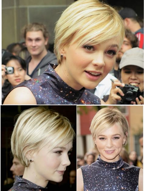 Women With Short Hair, Kort Bob, Wavy Bob Hairstyles, Carey Mulligan, Bob Hairstyles For Fine Hair, Short Blonde, Short Hair Haircuts, Short Blonde Hair, Short Hair Styles Pixie