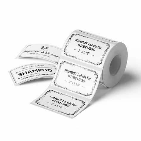 PRICES MAY VARY. 【Compatible Machine】These kitchen labels compatible with NIIMBOT B21 B3S B1 label maker. 【NIIMBOT Labels】230 labels/roll, NIIMBOT printer refill Label 2'' x 1.18'' (50x30mm). 【High Quality】NIIMBOT labels are waterproof, oil-proof, abrasion resistant and strong adhesion and leave no trace, BPA-free, and degradable. 【Widely Used】Labels for organizing are the ideal for home closet organization/office/business/food bottle and more. 【Stronger Adhesiveness】Print with thermal printing Niimbot Printer, Closet Organization Office, Home Closet Organization, Storage Bin Labels, Labels For Organizing, Niimbot B21, Organization Office, White Labels, Bin Labels