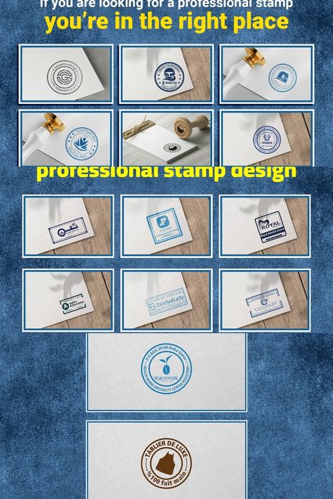 I will design a professional stamp company seal for your business Writing Sites, Freelance Writing, Creating A Business, Stamp Design, Professions, Rubber Stamps, Stamp, Writing, Design