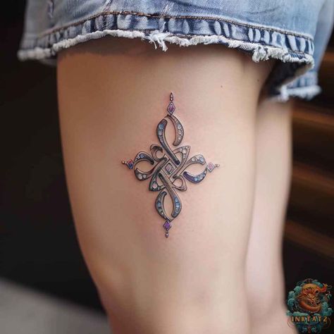 The Dara Knot, Celtic Feminine Tattoo, Feminine Celtic Tattoo For Women, Celtic Knot Tattoo For Women, Witch Knot Tattoo, Celtic Tattoo For Women Irish, Mother Daughter Celtic Knot, Dara Knot Tattoo, Small Celtic Tattoos