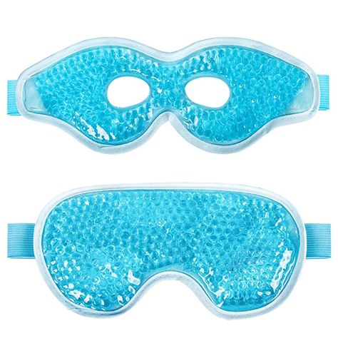 Amazon.com : Gel Eye Mask, Cold Compress Gel Beads Eye Mask, Reusable Cooling Ice Mask for for Puffy Eyes, Dark Circles, Headaches, Migraine, Stress Relief : Beauty & Personal Care Cold Eye Mask, Ice Mask, Gel Eye Mask, Fridge Odor, Ice Gel, Eyes Dark, Gel Beads, Itchy Eyes, Gel Pack