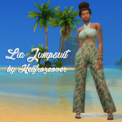 Sims 4 Sulani, The Sims 4 Skin, Cc Clothes, Tropical Outfit, Sims 4 Mm Cc, Play Sims, Sims 4 Teen, Sims 4 Dresses, Trending Photos